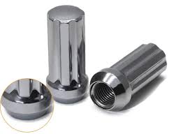 12X1.5 7-SPLINE TRUCK LUG NUT 2" TALL CHROME ( 25 IN A BOX )