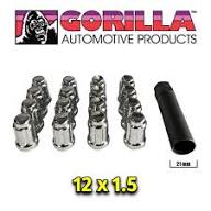 12X1.5 GORILLA CHROME SPLING LUGNUT(24 IN BOX) 1.3