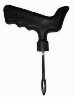 T TOOL PLASTIC HANDLE+OPEN EYE 1PCS