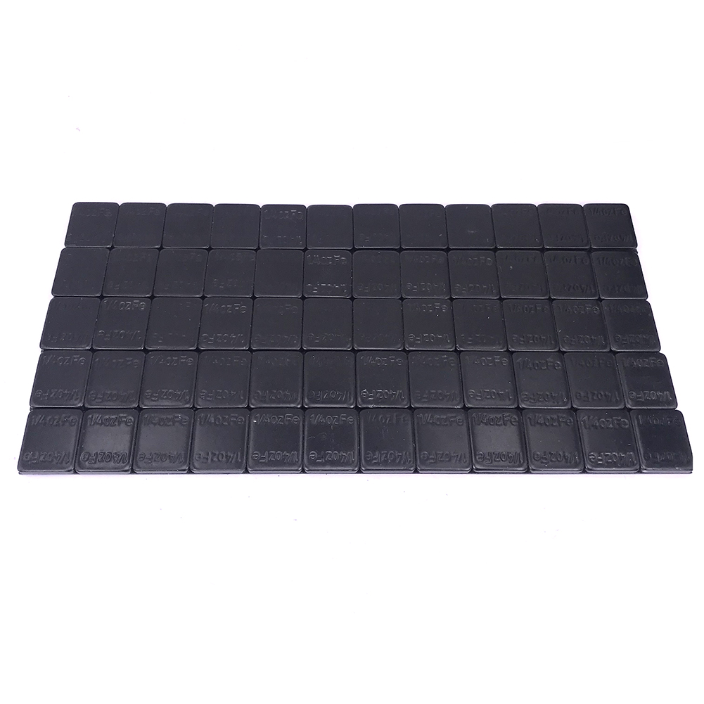 &ast;BLACK&ast;*STICK ON STEEL WHEEL WEIGHT ( 48 X12 ) 1/4   ( QTY:48STRIPS )