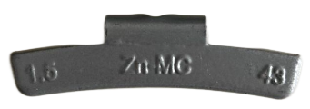 FE ADHESIVE WHL WEIGHTS 2 OZ 1.MATERIAL: ZINC
