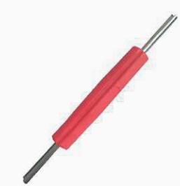 TIRE VALVE CORE TOOL RED DOUBLE HEAD 1 PCS