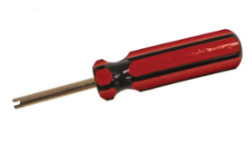 TIRE VALVE CORE TOOL RED SINGLE HEAD 1PCS